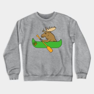 Moose Canoe Crewneck Sweatshirt